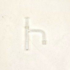 BAKx 10mm 90° carbplug U-banger clear BAKx 10mm 90° carbplug U-banger clear