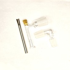 BAKx THICKWALL modular quartz autospinner bangerpipe adapter BAKx THICKWALL modular quartz autospinner bangerpipe adapter