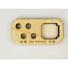 BAKxery stand poplar hexagon
