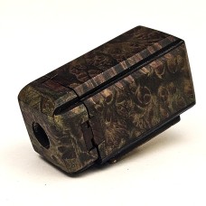 BAKx - 2605 - green dyed redwood lace burl 05