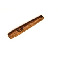 bubinga w/ turqoise fill capsule stem - medium bubinga w/ turqoise fill capsule stem - medium