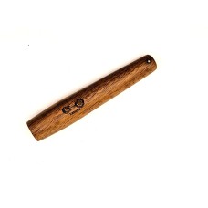 bubinga w/ turqoise fill capsule stem - medium