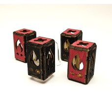 PIRO - acrylic red black